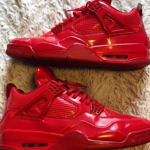 Air Jordan 4 red patient leather